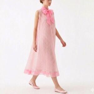 VTG 1960s Deena Women's Pink Sheer Accordion Pleated Negligee Nightie Size M